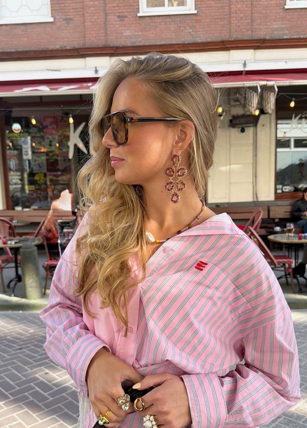 Earring Joy - Red