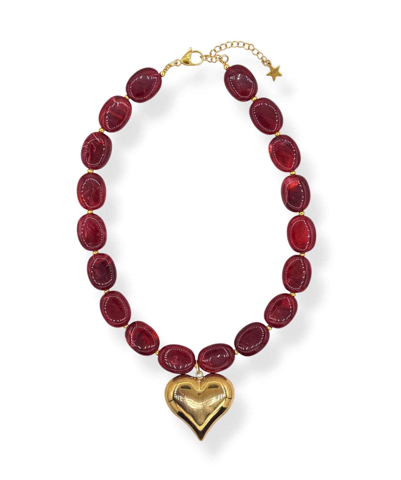 Necklace Amora Rosa - Red
