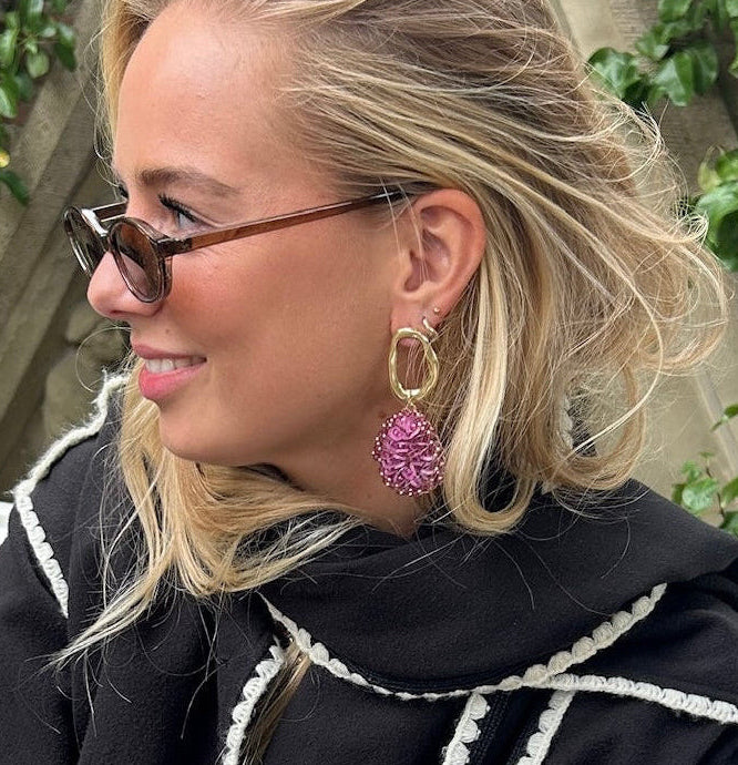 Earring Miu Purple