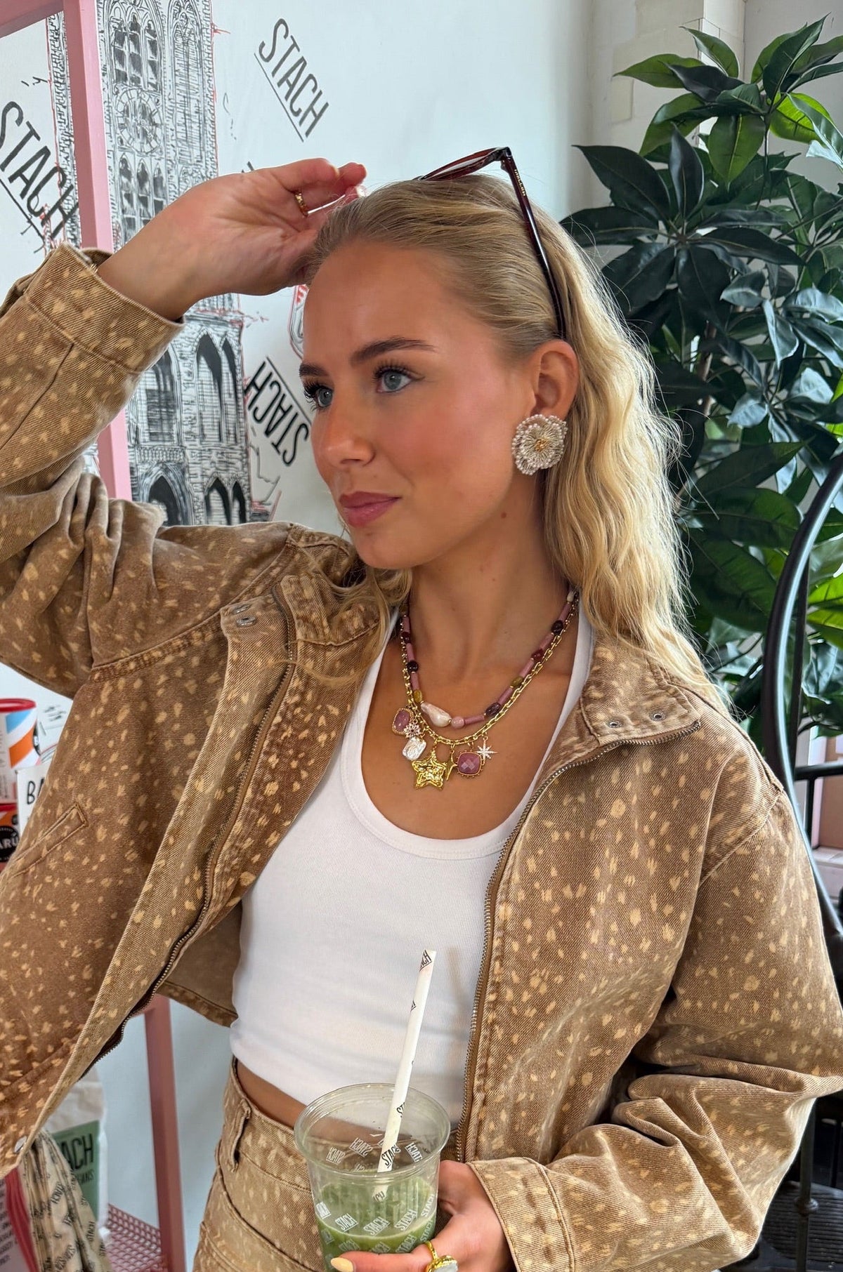 Earring Eve - White