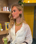 Earring Roos - Green