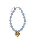 Necklace Amore Rosa - Blue
