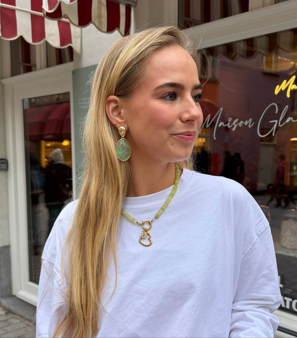 Earring Olive