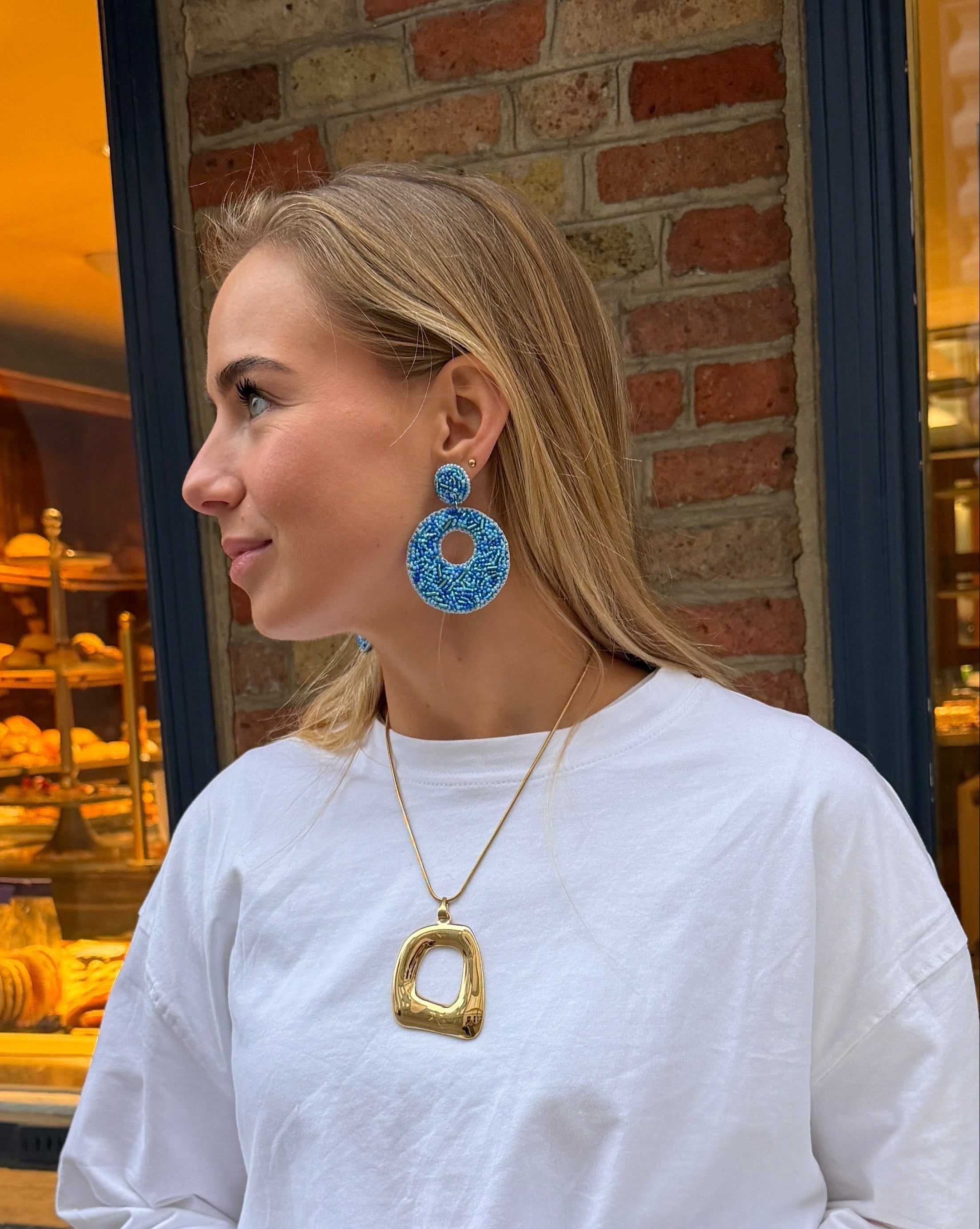 Earring Navy