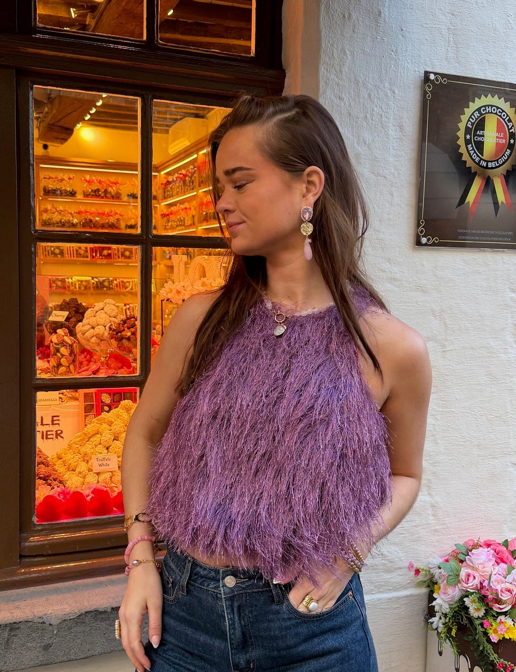 Earring Bondi - Pink