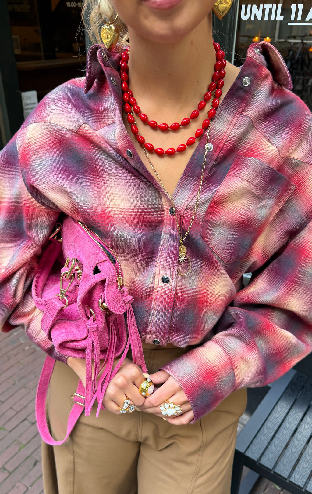 Necklace Sage - Red