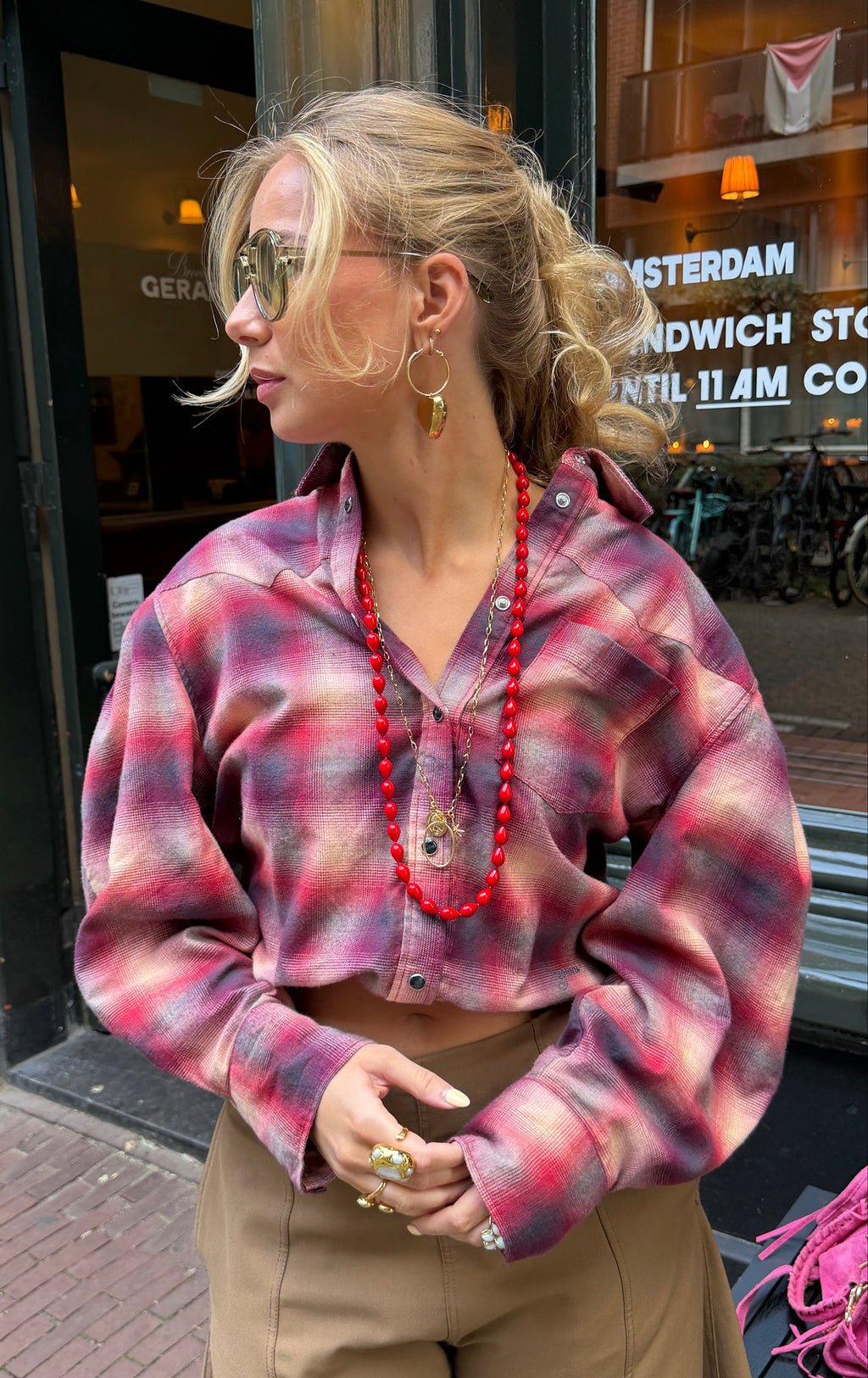 Necklace Sage - Red