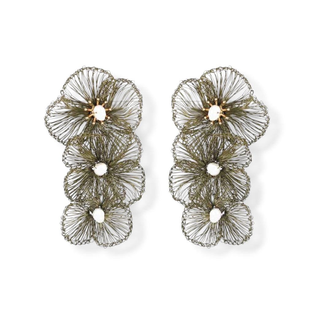Earring Roos - Green