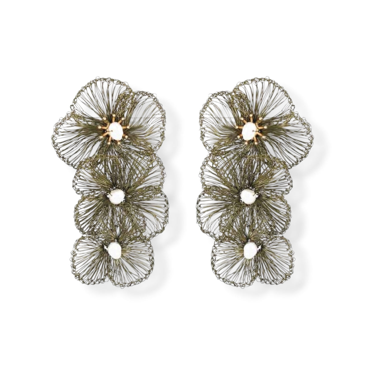 Earring Roos - Green