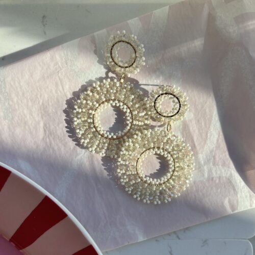 Earring Nien - White - Afbeelding 2