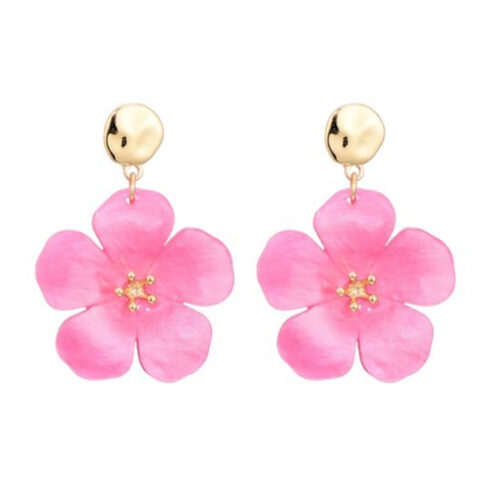 Earring Marble - Pink