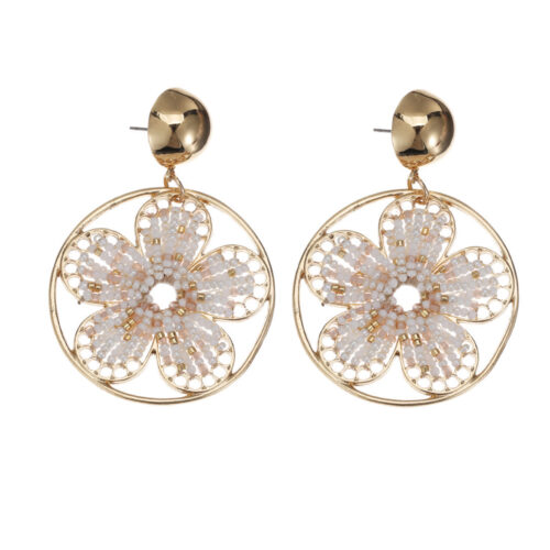 Earring Blossom - White