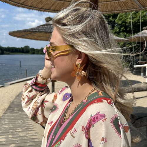 Earring Vida - Orange