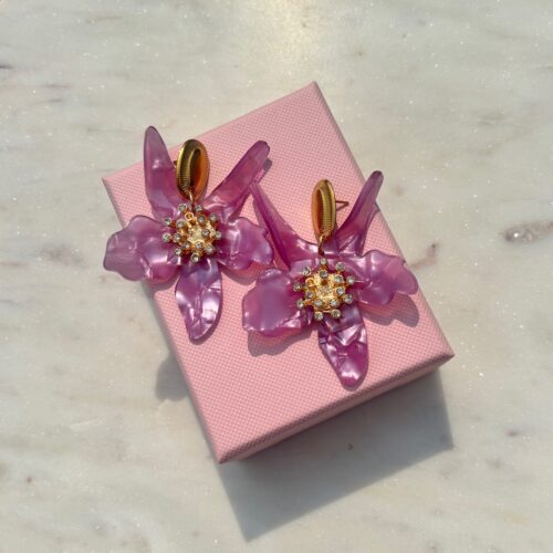 Earring Vida - Purple
